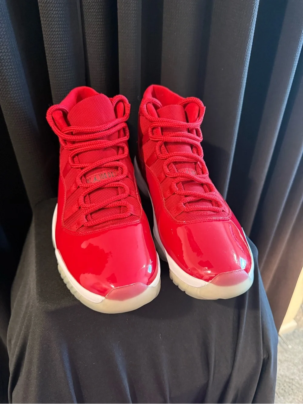 Nike Men’s Red High-Top Athletic Sneakers